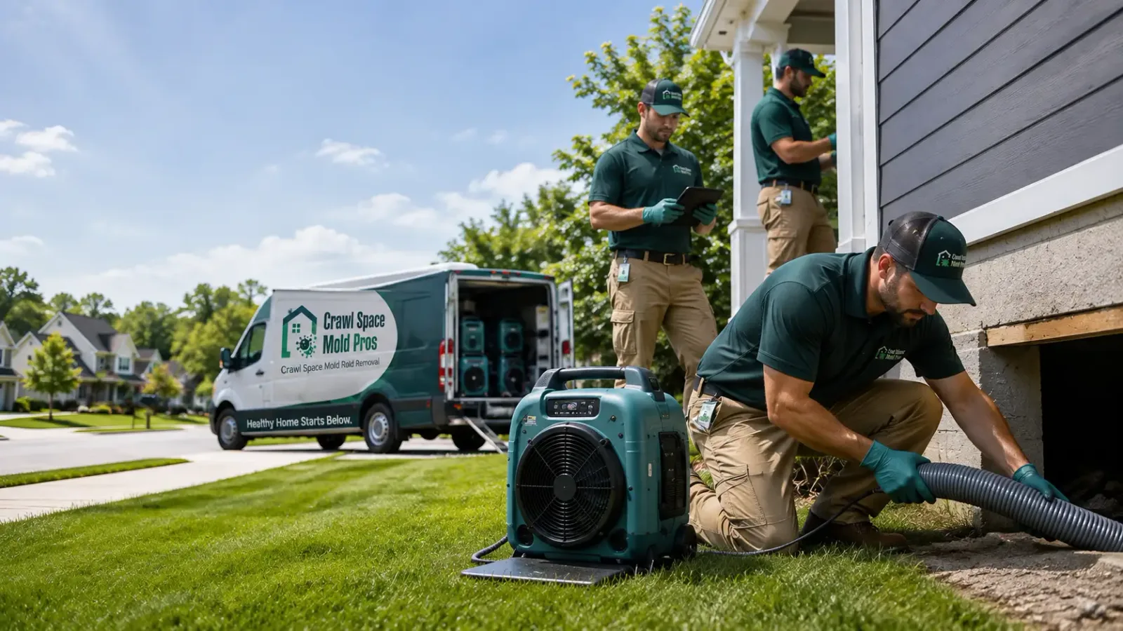 Crawl Space Mold Removal in Palermo, ND